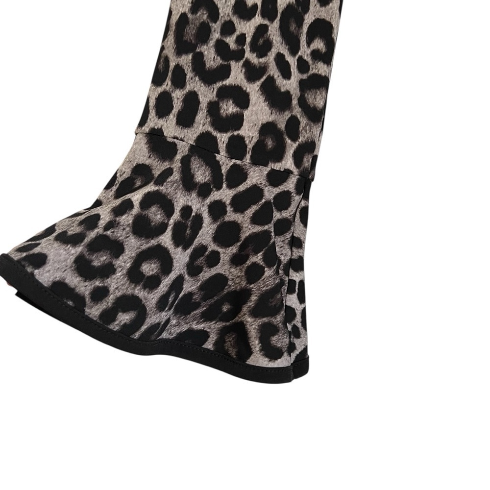 Michael Kors Leopard Print Blouse in Black and Cream - Picture 2 of 7